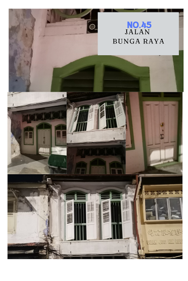 NO. 45 JALAN BUNGA RAYA  , MELAKA 75200